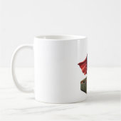 Epischer Sardinen-Superheld-Legend-Fisch-Kunst Kaffeetasse (Links)