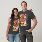Epischer Tiger schaut dich an, Multimedia T-Shirt (Unisex)