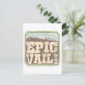 Epischer Vail Postkarte (Stehend Vorderseite)