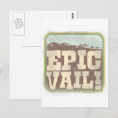Epischer Vail Postkarte (Vorne/Hinten)