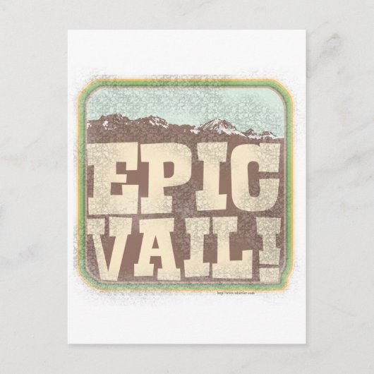 Epischer Vail Postkarte (Vorderseite)