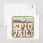 Epischer Vail Postkarte (Vorne/Hinten)