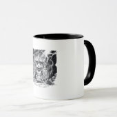 Epischer Wikinger-Katz-Krieger mit Axt und Schild Tasse (VorderseiteRechts)