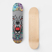 Epischer Wolf Skateboard (Vorderseite)