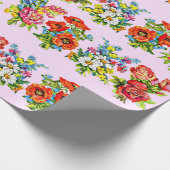 episches Blume Geschenkpapier (Ecke)