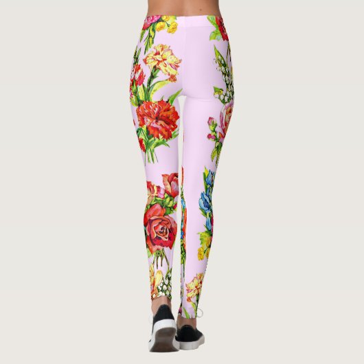 episches Blume Leggings (Rückseite)