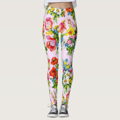 episches Blume Leggings (Vorderseite)