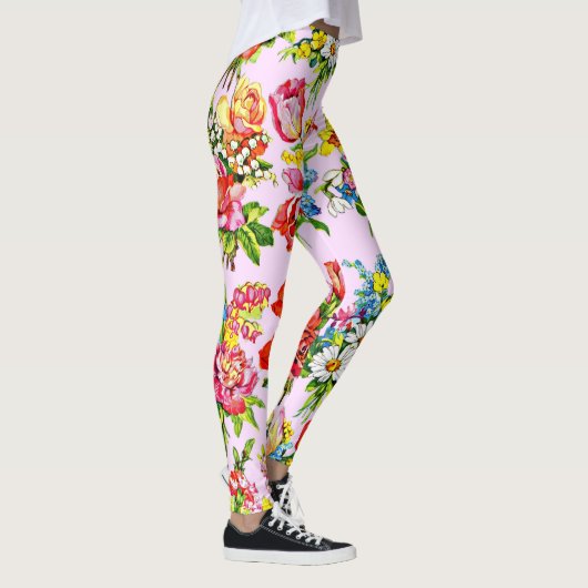episches Blume Leggings (Rechts)