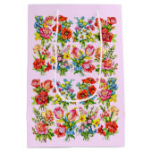 episches Blume Mittlere Geschenktüte (Rückseite)