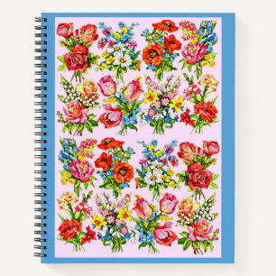 episches Blume Notizblock