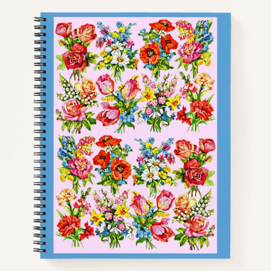 episches Blume Notizblock (Vorderseite)