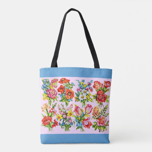 episches Blume Tasche (Rückseite)