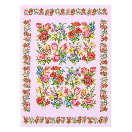 episches Blume Tischdecke (Vorderseite)