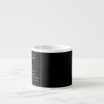 Episches Kaffee-Tasse Espresso-Schwarzes