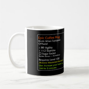 Episches Kaffee-Tasse Schwarzes Kaffeetasse
