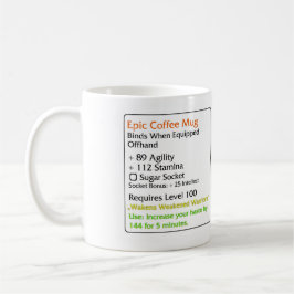 Episches Kaffee-Tassenweiß Kaffeetasse