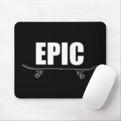 Episches Skaten - episches Skateboard-Logo Mousepad (Mit Mouse)