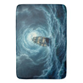 Episches Sturmschiff-Wellen-Abenteuer Badematte (Vorderseite Vertikal)