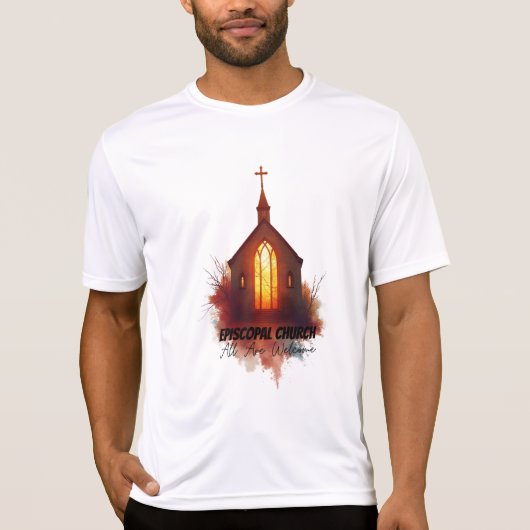 Episcopal Splash Art - Alle sind willkommen T-Shirt (Vorderseite)