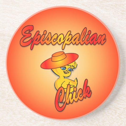 Episcopalian Chick #5 Getränkeuntersetzer (Vorne)