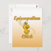 Episcopalian Chick Postkarte (Vorne/Hinten)
