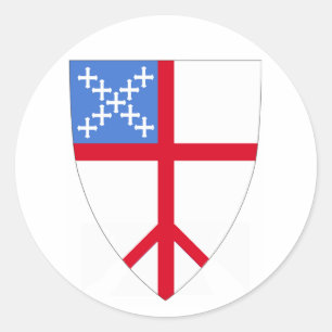 Episcopalians für Frieden in der Kirche Runder Aufkleber