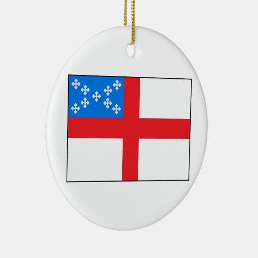 Episkopale Flagge Keramik Ornament (Rechts)