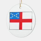 Episkopale Flagge Keramik Ornament (Links)