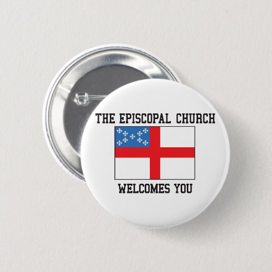 Episkopale Kirche Button (Vorne & Hinten)