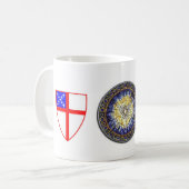 Episkopale Schild-Tasse Kaffeetasse (Vorderseite Links)