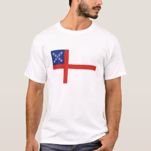 episkopaler Flaggenkirchenreligions-Kreuzgott T-Shirt
