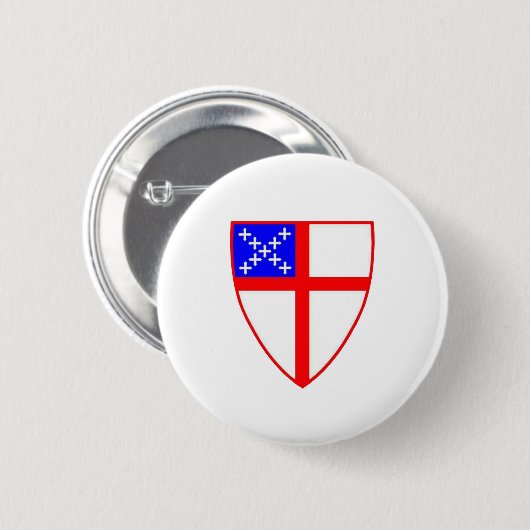 Episkopales Schild Button (Vorne & Hinten)