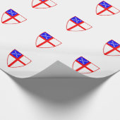 Episkopales Schild Geschenkpapier (Ecke)