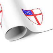 Episkopales Schild Geschenkpapier (Rolleneckpunkt)