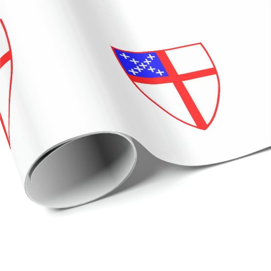 Episkopales Schild Geschenkpapier (Rolleneckpunkt)