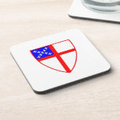 Episkopales Schild Getränkeuntersetzer (Linke Seite)