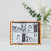 Episode i zoologisk hacken postkarte (Stehend Vorderseite)