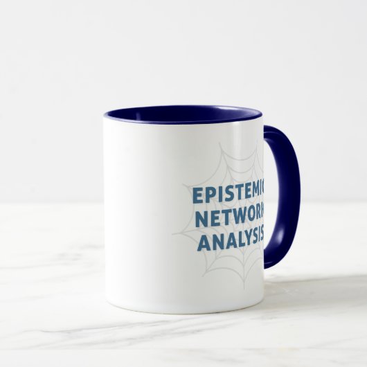 Epistemic Netzplantechnik-Spinnen-Tasse Tasse (VorderseiteRechts)
