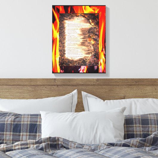 Epistole I Leinwanddruck (Insitu (Schlafzimmer))