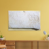 Epitaph mit einem Relief des Guten Hirten Leinwanddruck (Insitu (Wohnzimmer))