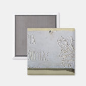 Epitaph mit einem Relief des Guten Hirten Magnet (Vorderseite/Rückseite)