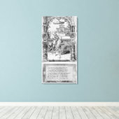 Epitaph von Margaret von Österreich Leinwanddruck (Insitu (Holzboden))