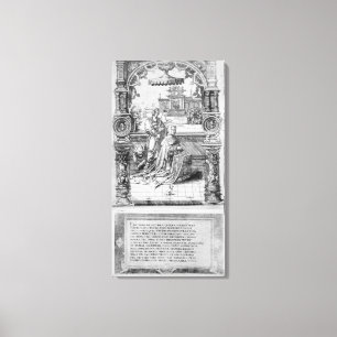 Epitaph von Margaret von Österreich Leinwanddruck