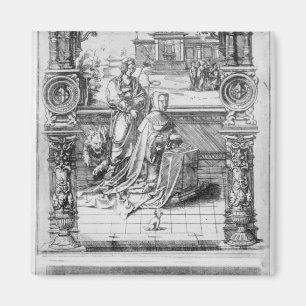 Epitaph von Margaret von Österreich Magnet
