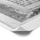 Epitaph von Margaret von Österreich Poster (Ecke)