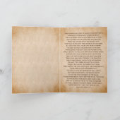 Epitaph zu einem Dog Gedicht von Lord Byron Karte (Innenseite)