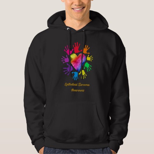 Epithelioid Sarcoma Awareness Handsepithelioid Sar Hoodie (Vorderseite)
