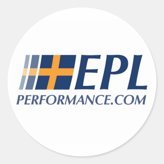 EPLPerformance-Aufkleber Runder Aufkleber (Vorderseite)