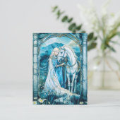 Epona keltische Göttin der Pferde Postkarte (Stehend Vorderseite)