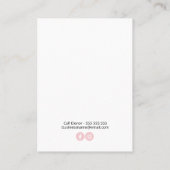 Epoxy Resin Earring Cards Visitenkarte (Rückseite)